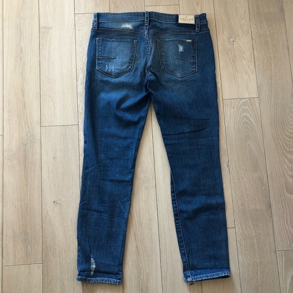 Sinclair MFGRP. Made in USA Distressed Jeans Size 26 - Picture 4 of 15